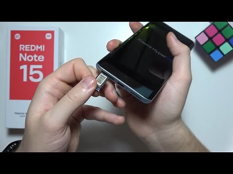 Redmi Note 15: How to Insert SIM Card