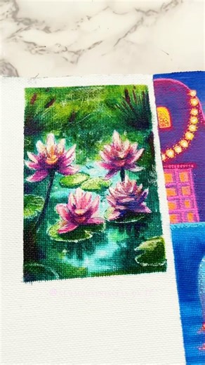 New Moon Princess | KASTALEIA on Instagram: "How to draw/ paint a lily pad pond scene for spring! 勺✨ #lilies #drawingtutorial #artistsoninstagram"