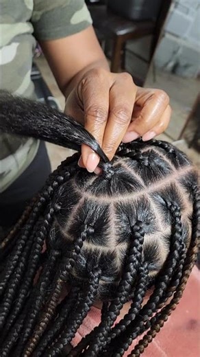 large knotless braids tutorial