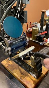 In letterpress printing, a compositor (also known as a typesetter) is setting type upside down and left to right. However, many of the letters look very similar to each other. It is best to focus on the task at hand. That’s how you get the origin of the phrase “b’s and d’s you could also lose, if you don’t mind your p’s and q’s.” In this video, Jared typesets and letterpress prints the phrase in green rubber base ink using a 3x5 Kelsey Excelsior tabletop printing press. This was printed in 24 po