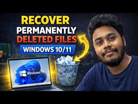How to Recover Permanently Deleted Files in Windows 11,10 || Best Data Recovery 2026💥