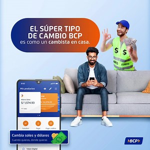 148 reactions | Tener el SÚPER TIPO de CAMBIO BCP en tu App Banca Móvil te hace la vida más fácil. ¡Cambia tu dinero en instantes! | Banco de Crédito BCP | Facebook