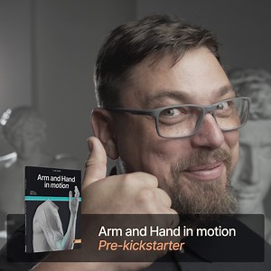 42K views · 280 reactions | Arm and Hand in Motion pre-kickstarter is here: https://anatomy4sculptors.com/product/arm-and-hand-in-motion/ We're excited to share more content about our latest book, so remember to subscribe! The new book features dynamic upper limb movements in various postures and angles, 1st and 2nd level blockouts, and the main male and female differences! | Anatomy For Sculptors | Facebook
