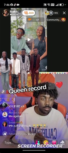 ‏#😁 @Estifanos - tomas @Blakii ♣️ | Queen