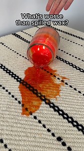3.3M views · 32 reactions | Cleaning up melted wax is the absolute worst!  Especially from carpet, ruggs, runners, or other fabrics! So glad our pearled candles make for easy clean up and less hassel! #fotoncandle #candlelover #waxcleanup #meltedwax #candlecleanup #homedecor #decor #solutions | Foton Pearled Candle | Facebook