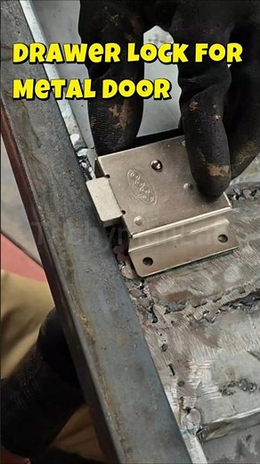 Installing a Drawer Lock on a Metal Door (DIY Security Hack)