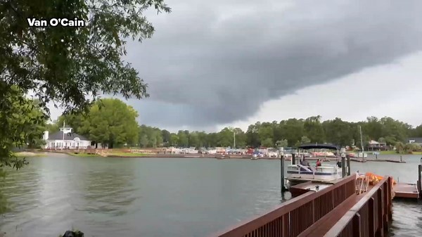 CAUGHT ON TAPE: Video shows multiple angles of the tornado that struck at Lake Murray this afternoon. | WLTX News19
