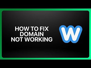 How To Fix Weebly Domain Not Working 2025! Tutorial