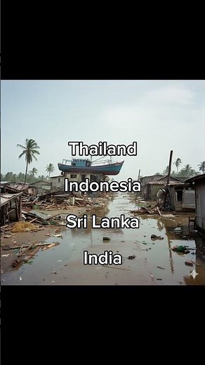 December 26, 2004 — The Indian Ocean Tsunami