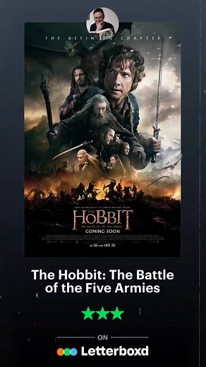 THE HOBBIT: THE BATTLE OF THE FIVE ARMIES Dir: Peter Jackson ⭐️⭐️⭐️ Back to Middle-Earth. Emphasis on the Mid. Remember the ol’ complaint that Return of the King does way too long beyond its logical end point (there is a full 30 minutes of content AFTER the ring drop) well this goes even one better - after Smaug is defeated within the first 11 minutes we still have two freakin’ hours of content to kill. There is a Thorin object in Erebor, gone just a tad cray cray with all that gold - and the El