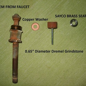 Shower Faucet Mixer 'seat' hack repair saves $$$