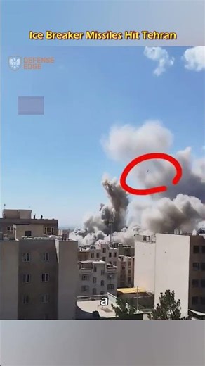 Israel Uses Ice Breaker Missiles in Tehran Strike