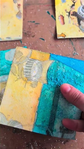 Lightbulbs One | Watercolor of Vintage Drive-In Lightbulbs | 13-24 Drive-In Wabash Indiana #shorts