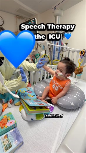 376K views · 12K reactions | Ohhh my baba did a lot of impressive things today firing his speech therapy  He did “ HIGH FIVE “ + turning the pages of the book smoothly + trying to sit up from laying + sitting for long minutes while listening  Proud of how his therapy is going … 梁梁 Amaxing my love  #pregnancy #miraclebaby #PICU #micropreemie | Rose & Tisoy Kids | Facebook