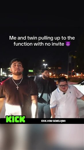 Me and twin pulling up to the function with no invite 😈#fyp #gemelojmc #theo