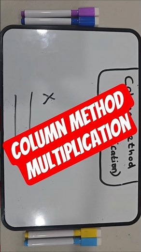 Column Method Multiplication #maths #shortvideo #shorts #short #viral #youtube #learning #ytshorts
