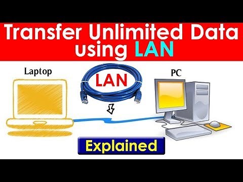 [Hindi] How to transfer data from one PC to Another using LAN Cable | Explained