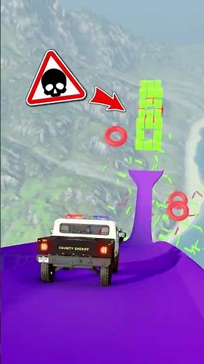 Police Hummer VS Crazy Crash Jump 🔥 Best Cars, Trucks Crashing Game Simulator Jumping Games Gameplay