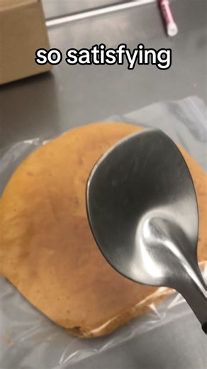 So satisfying and so delicious. This stuff is our homemade Hokey Pokey - a honeycomb toffee candy that we blend with vanilla ice cream to make our signature flavor 🍦 #icecream #satisfying #satisfyingvideo #icebreaking #funnyvideos #smallbusiness #smallbusinesscheck #losangeles #longervideos