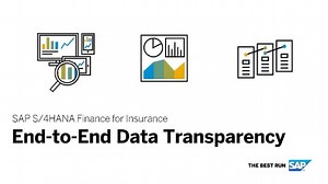 SAP S/4HANA Finance for Insurance: End-to-End Data Transparency