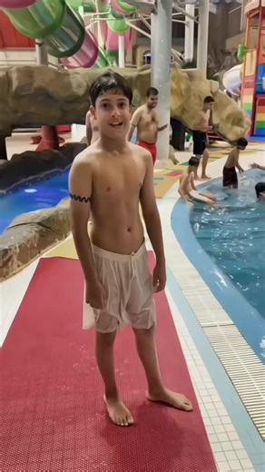 Enjoying Fun Swimming Moments with Friends