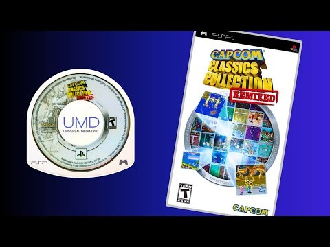 Capcom Classics Collection Remixed PSP - All 20 Games Shown!