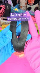 Glitter Computer Mouse! ✨️🥰💕 #Glitter #computermouse #glittermouse #mouse #tutorial #crafting #handmade #tiktoklearningcampaign #artistsoftiktok #diycrafts #howto #artistsoktiktok | Maegen's Glitz and Glam