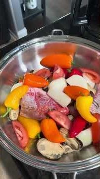 Cooking red snapper fish. #cookingvideo