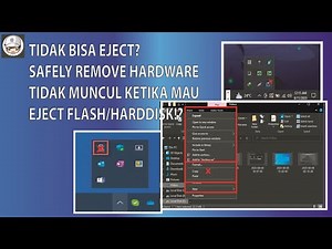 CARA MENGATASI TOMBOL EJECT DAN SAFELY REMOVE HARDWARE DI LAPTOP YANG HILANG DALAM SATU MENIT