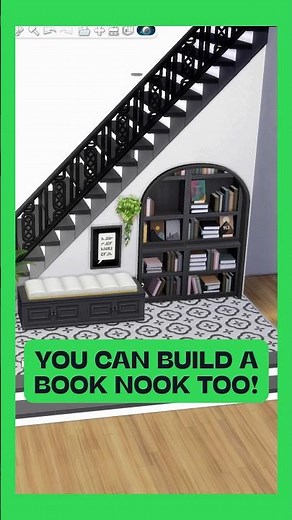 Your Sims NEED this cozy book nook! 📚 #thesims4 #thesims4build #thesims #sims4 #simstok