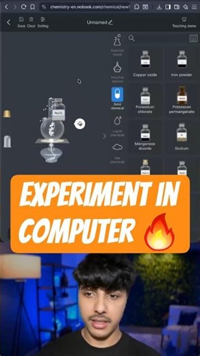 Simulate Every Chemistry Experiment Instantly #chemistrylab #experiment #tutorial