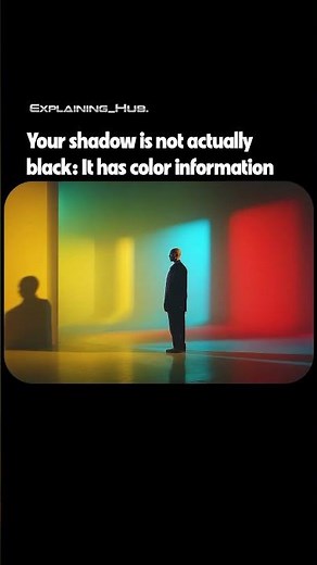 Your Shadow Isn’t Actually Black 😳 #science #facts #light