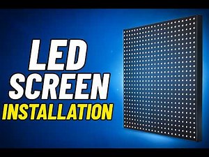 Transparent LED Screen Installation NovaStar Configuration Full Guide