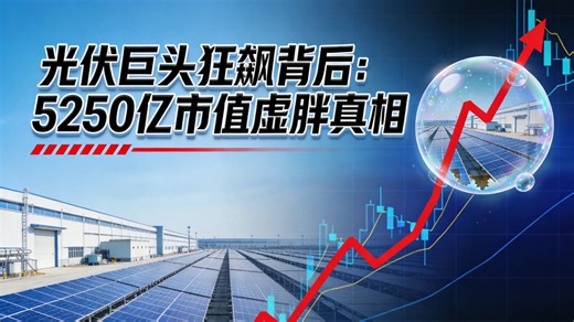 光伏巨头狂飙背后：5250亿市值虚胖真相