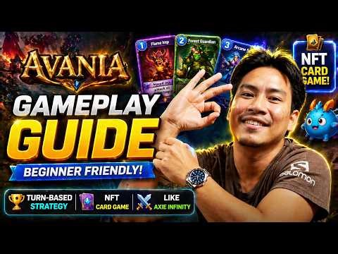 Avania Gameplay Guide 🃏 | NFT Card Turn-Based Game Like Axie Infinity (Beginner Friendly)