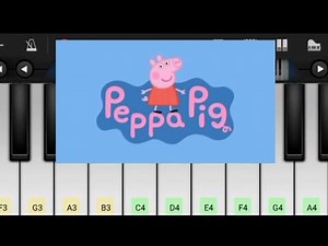 How to play - Peppa pig them song ( piano tutorial lesson)