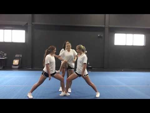 Basic Cheerleading Stunt Progression: Step Lock Drill