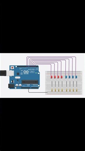 🚨 Police LED Light | DIY project #shorts #police #arduino