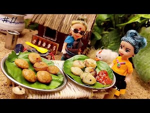 #11 | Mini Cook's Kuli Paniyaram Recipe | Inippu Paniyaram | Miniature Cooking | Mini Real Cooking