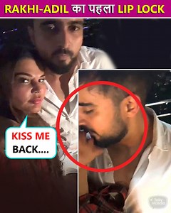 Rakhi Sawant & Adil Khan are currently in Dubai where they are celebrating the success of their song. Last night the actress went live for her fans where she got too romantic and kissed her boyfriend Adil | Telly Masala