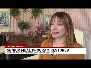 Senior Meal Program Restored - MELANIE LEVI WEAR-TV