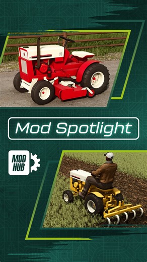 Farming Simulator | Official Channel on Instagram: "🔧 Mod Spotlight: International IH 70 🌾 This classic small tractor is perfect for gardening and utility work on your farm. With extensive color options, multiple exhaust styles, tire setups and attachable tools like a cutting base and a 6-rod cultivator, the IH 70 brings simple but reliable power with 20 hp and 20 km/h top speed ⚙️ Author: SleutjesModding Released: 21.10.2025 Platform: PC/MAC; PS5; XBS #FS25 #ModSpotlight #FarmingSimulator"