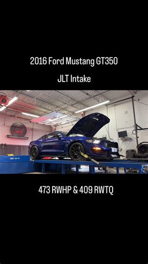 2016 Ford Mustang GT350 - In for our Stage 1 - JLT & PBD Tune / Koby from PBD provided the custom calibration - 473 RWHP & 409 RWTQ - 459 RWHP & 397 RWTQ SAE - 5th gear pull #lmdmafia #latemodeldomestics #mustangdyno #mustang #gt350 | Late Model Domestics