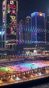 12K views · 561 reactions | A mesmerizing drone show lit up #HongKong's night sky on Sunday. #TrendinginChina #YearoftheDragon | Xi's Moments | Facebook