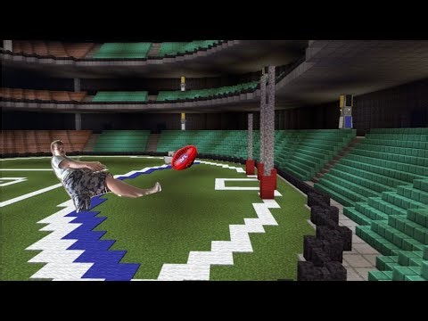 I BUILT MY OWN AFL STADIUM IN MINECRAFT!