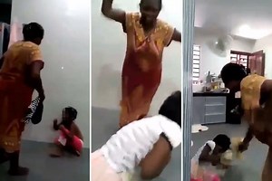 Grandma-from-hell savagely beats little girl, 6, with a wooden backscratcher