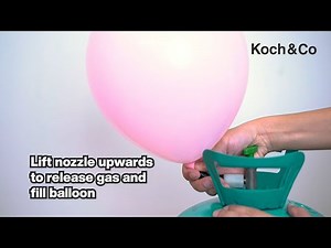 How to use our Koch & Co Helium Tanks