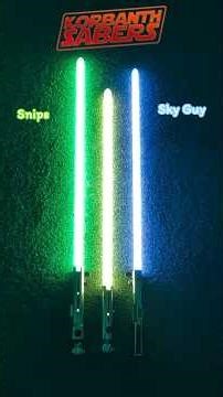 Snips 🟩 vs. Sky Guy 🟦 | Who had the better hilts? #starwars #Ahsoka
