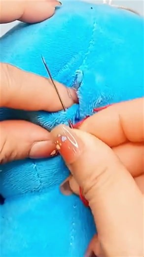 Sew torn dolls this way to avoid ladder stitches