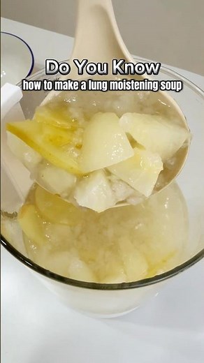 Do You Know How To Make A Soup Dessert To Moisten Your Lungs?